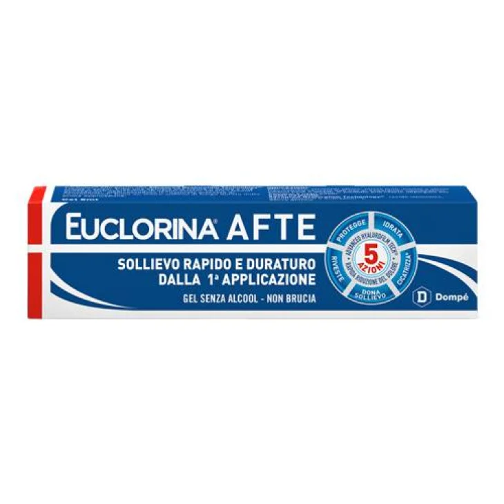 Euclorina Afte Gel per il sollievo rapido contro le afte 8 ml Euclorina Afte Gel per il sollievo rapido contro le afte 8 ml