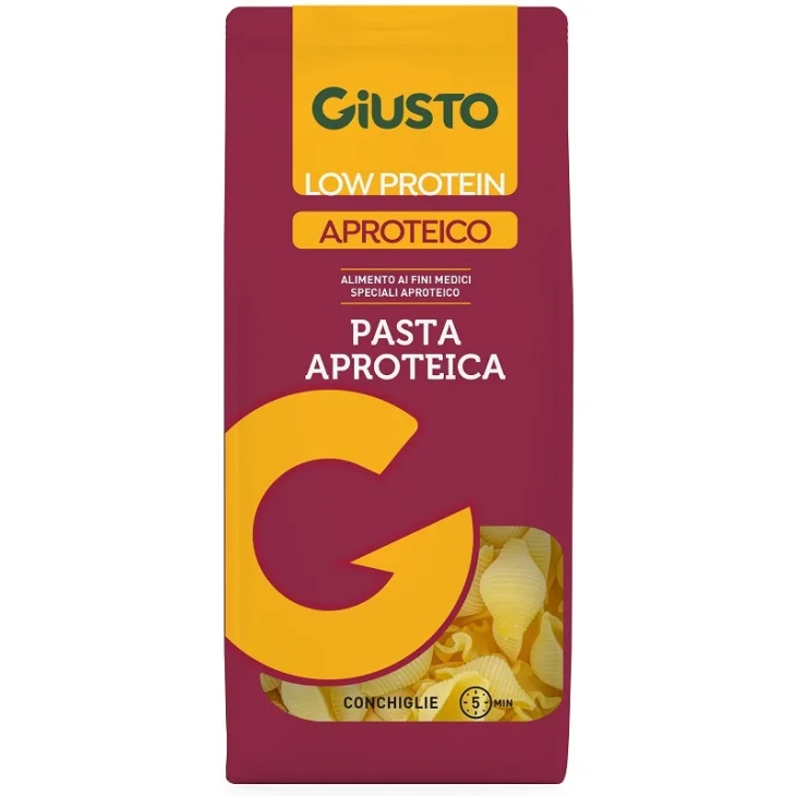 Giusto Aproteico Conchiglie Pasta aproteica 250 g Giusto Aproteico Conchiglie Pasta aproteica 250 g