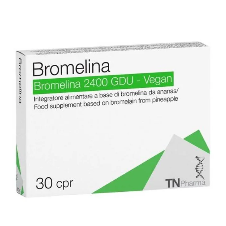 Tsunami Bromelina 2400 GDU Vegan Integratore Drenante 30 compresse Tsunami Bromelina 2400 GDU Vegan Integratore Drenante 30 compresse