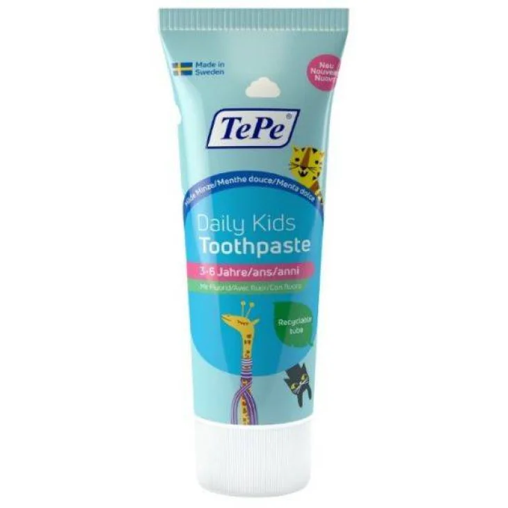 Tepe Daily Kids Dentifricio per Bambini da 3 a 6 Anni 75 ml