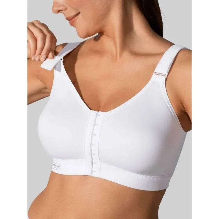 Anita Active 5523 Reggiseno Con Apertura Frontale Bianco EU95 Cup E Anita Active 5523 Reggiseno Con Apertura Frontale Bianco EU95 Cup E