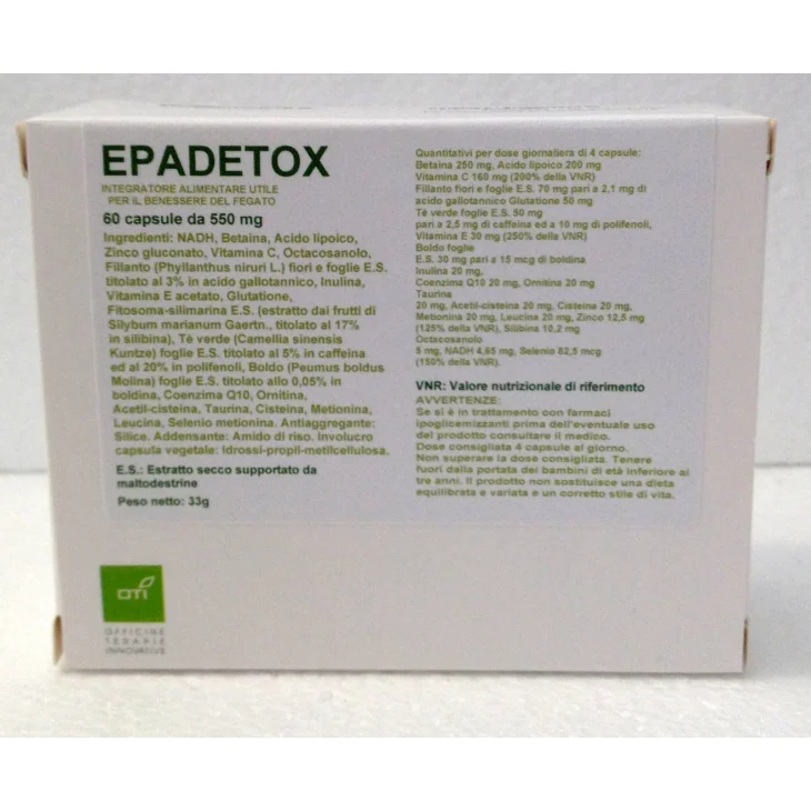 Oti Epadetox Rimedio Naturale 60 capsule Oti Epadetox Rimedio Naturale 60 capsule