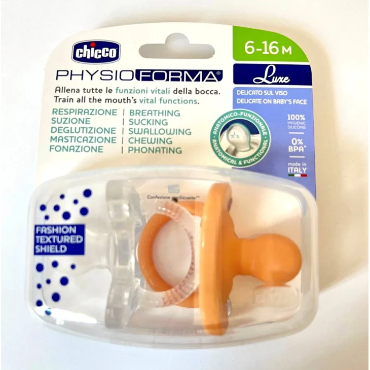 Chicco Gommotto Physioforma Luxe Succhietto in Silicone 6-16m Girl 2 pezzi Chicco Gommotto Physioforma Luxe Succhietto in Silicone 6-16m Girl 2 pezzi