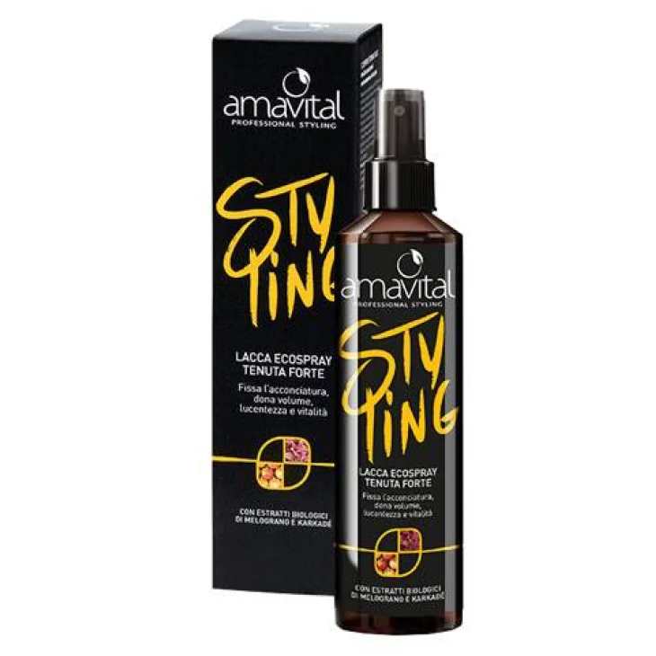 Oficine Cleman Amavital Styling Lacca Tenuta Forte Ecospray per Capelli 200 ml Oficine Cleman Amavital Styling Lacca Tenuta Forte Ecospray per Capelli 200 ml