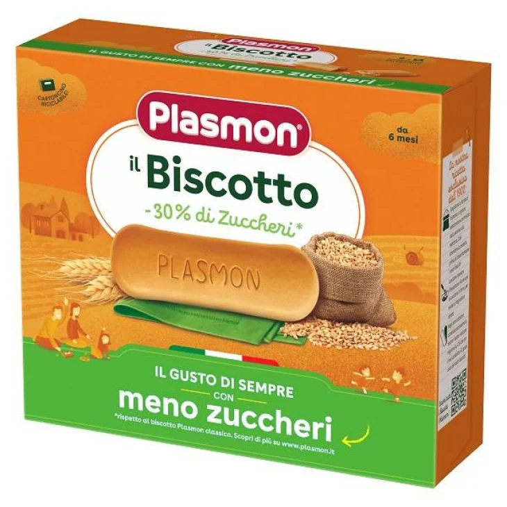 Plasmon Biscotti per Bambini con il -30% di Zucchero 320 g Plasmon Biscotti per Bambini con il -30% di Zucchero 320 g
