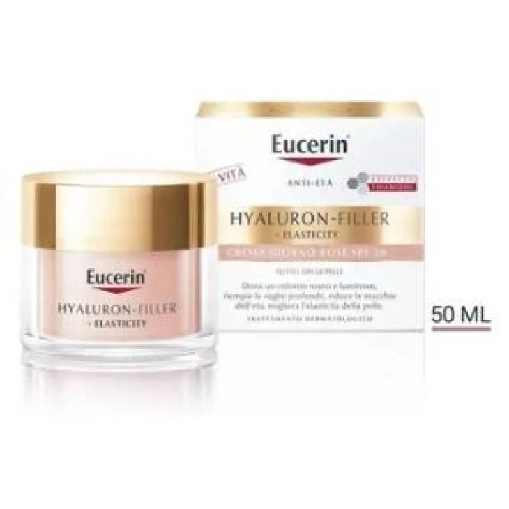 Eucerin Hyaluron-Filler Elasticity Crema Giorno Anti-Et&agrave; SPF30 Ros&eacute; 50 ml