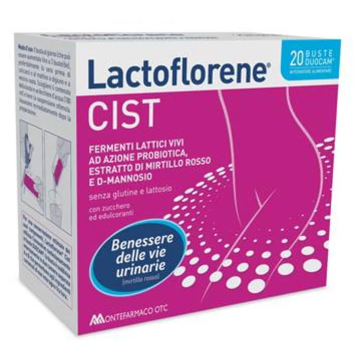 Lactoflorene Cist Integratore per il Benessere delle Vie Urinarie 20 buste Lactoflorene Cist Integratore per il Benessere delle Vie Urinarie 20 buste