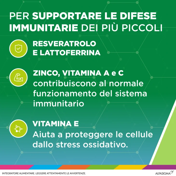 Resvis Junior XR Integratore per le Difese Immunitarie dei Bambini 12 bustine