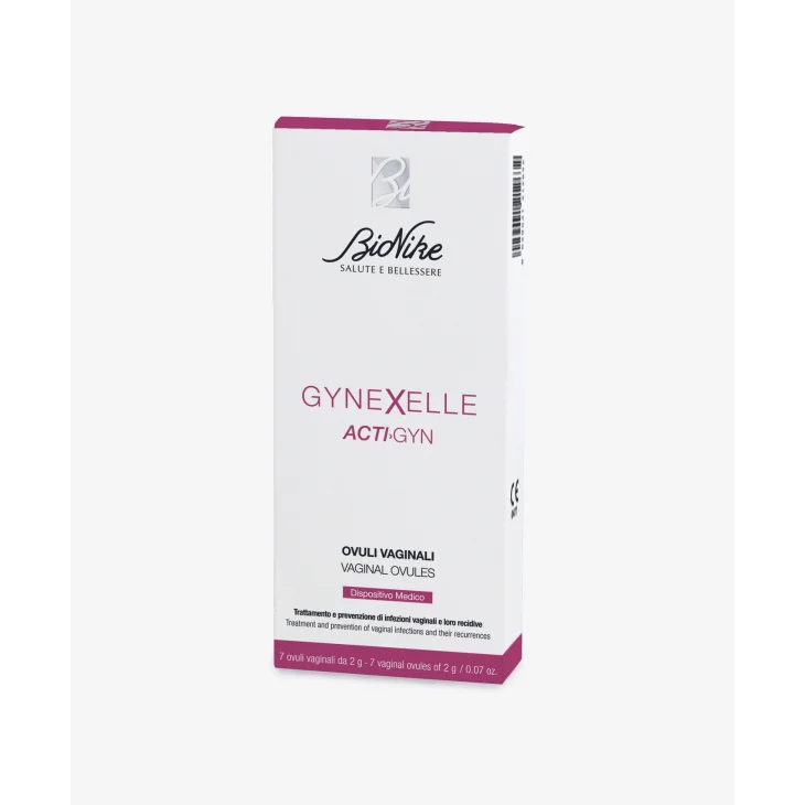 BioNike Gynexelle Acti-Gyn Trattamento e Prevenzione delle Infezioni Vaginali 7 ovuli BioNike Gynexelle Acti-Gyn Trattamento e Prevenzione delle Infezioni Vaginali 7 ovuli