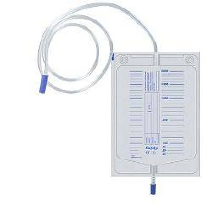 SACCA DI DRENAGGIO DA LETTO PER INCONTINENZA CON SCARICO 130CM 1 PEZZO SACCA DI DRENAGGIO DA LETTO PER INCONTINENZA CON SCARICO 130CM 1 PEZZO