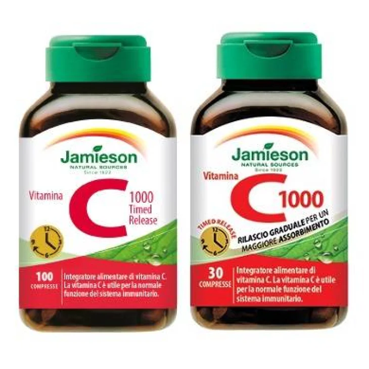 JAMIESON VITAMINA C 1000 TIMED RELEASE 100 COMPRESSE BARATTOG JAMIESON VITAMINA C 1000 TIMED RELEASE 100 COMPRESSE BARATTOG