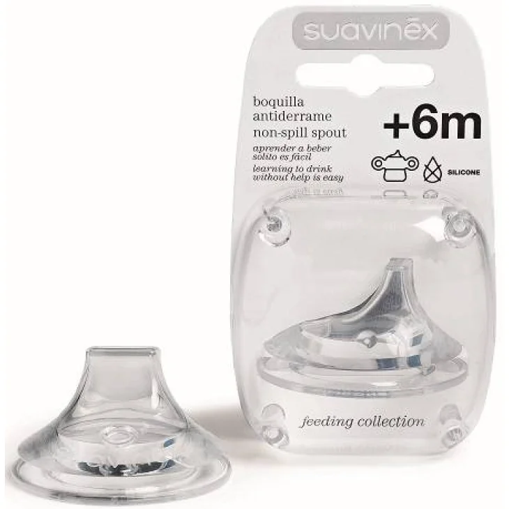 SUAVINEX TETTARELLA SILICONE BIBERON 1-2 FEEDING 2 PEZZI SUAVINEX TETTARELLA SILICONE BIBERON 1-2 FEEDING 2 PEZZI