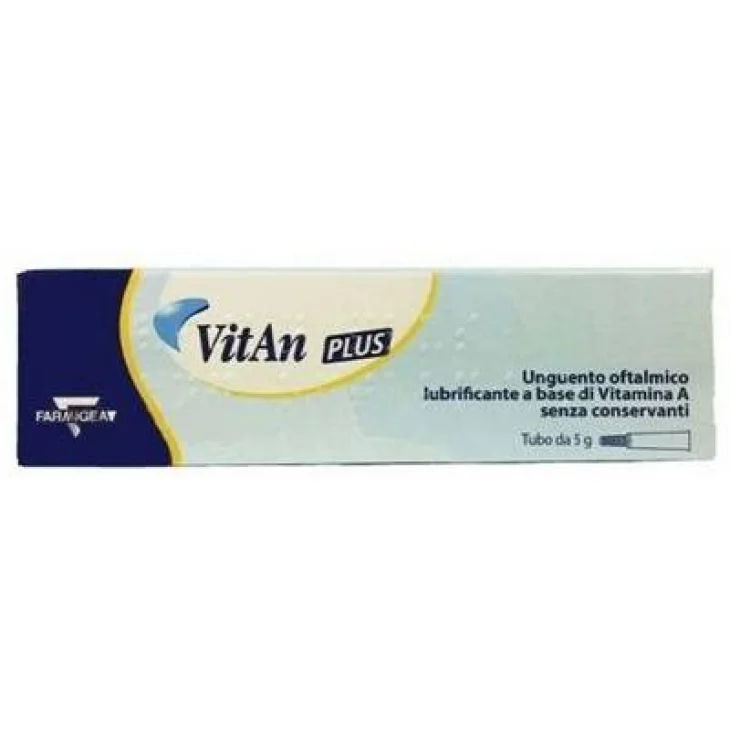 UNGUENTO OFTALMICO LUBRIFICANTE VITAN PLUS 5 G UNGUENTO OFTALMICO LUBRIFICANTE VITAN PLUS 5 G