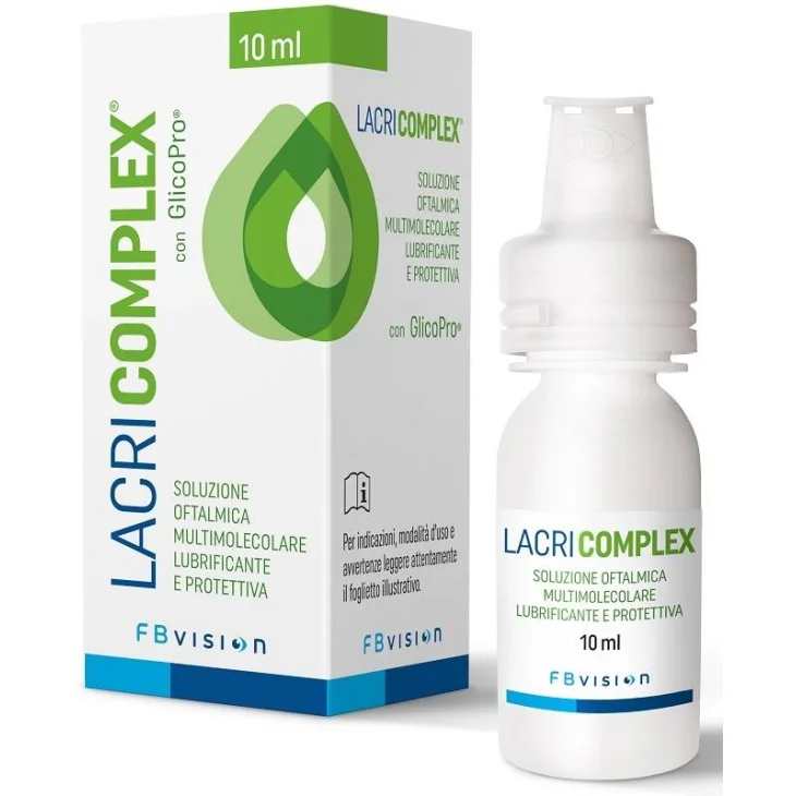 Lacricomplex Soluzione oftalmica multimolecolare lubrificante e protettiva 10 ml Lacricomplex Soluzione oftalmica multimolecolare lubrificante e protettiva 10 ml