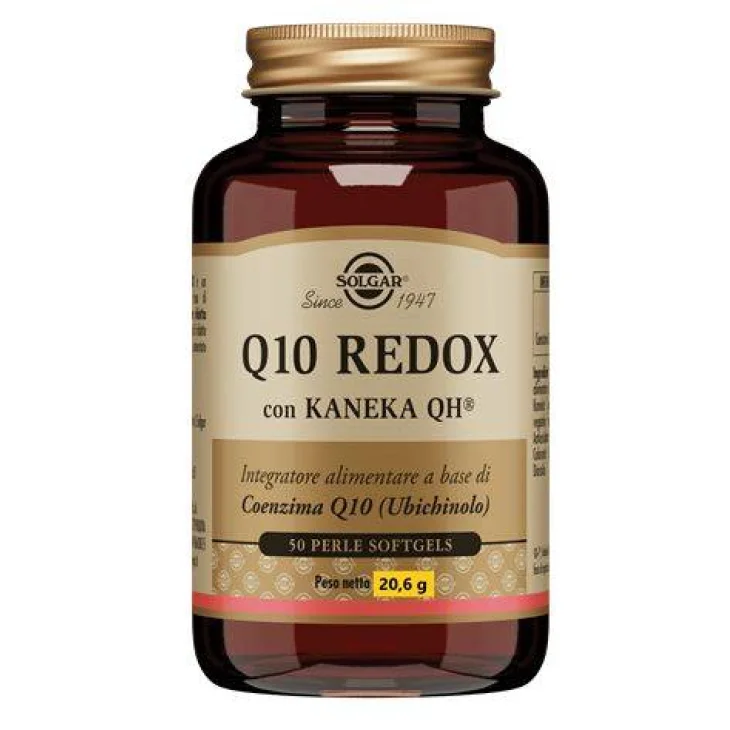 Solgar Q10 Redox Integratore Antiossidante 50 perle softgel