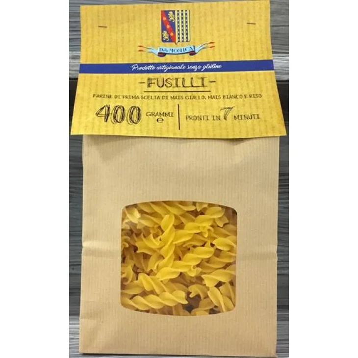 DELLA MONICA FUSILLI ARTIGIANALI TRAFILATI AL BRONZO 400 G DELLA MONICA FUSILLI ARTIGIANALI TRAFILATI AL BRONZO 400 G