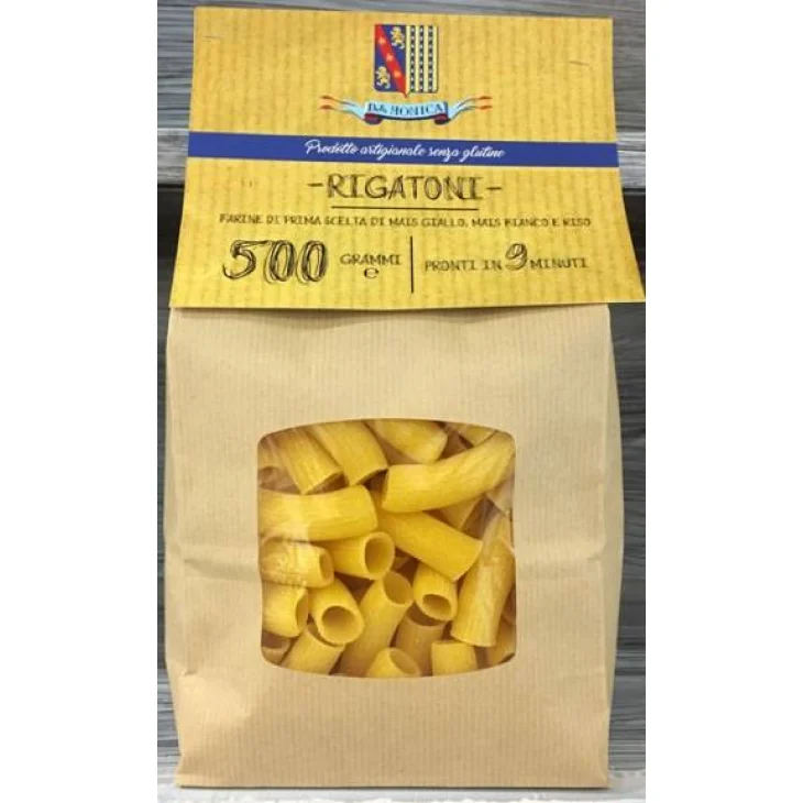 DELLA MONICA RIGATONI ARTIGIANALI TRAFILATI AL BRONZO 500 G DELLA MONICA RIGATONI ARTIGIANALI TRAFILATI AL BRONZO 500 G