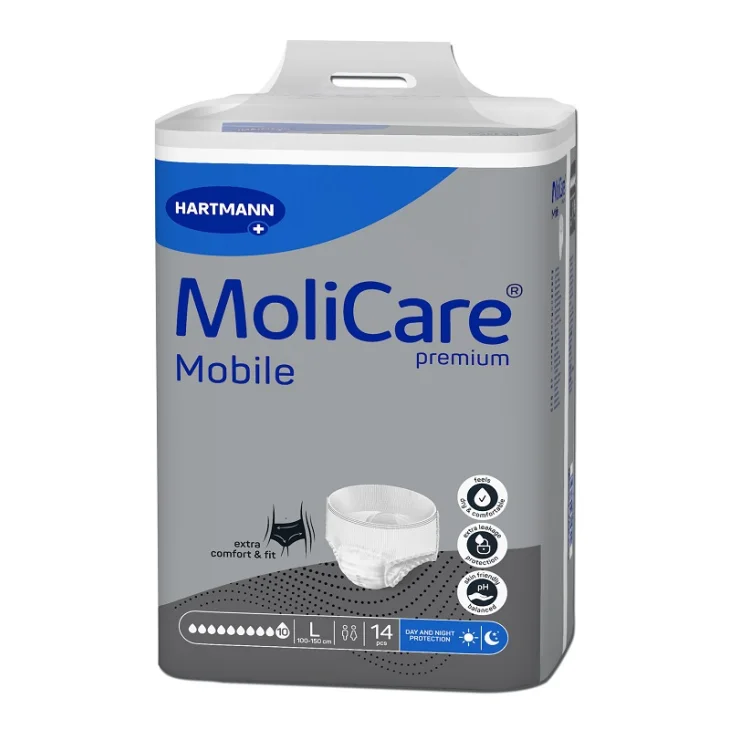 Pannolino Pull Up Light Molicare Mobile 10 Gocce L 14 Pezzi