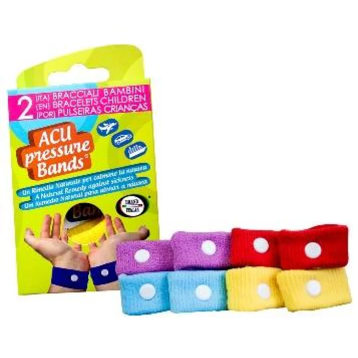 BRACCIALE ACU PRESSURE BAND BAMBINI 2 PEZZI BRACCIALE ACU PRESSURE BAND BAMBINI 2 PEZZI