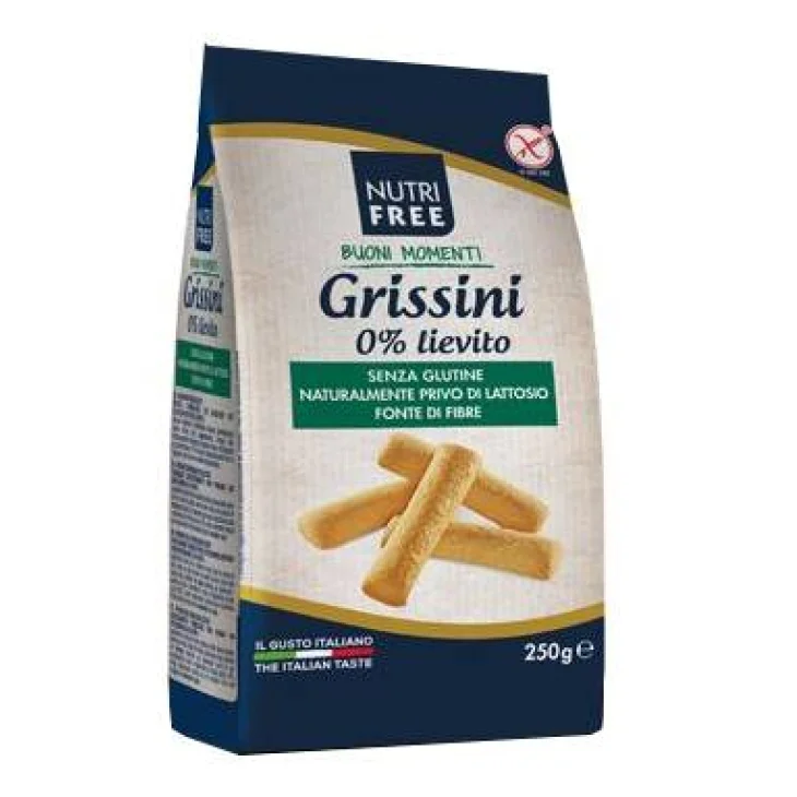 NUTRIFREE GRISSINI 0% LIEVITO 250 G NUTRIFREE GRISSINI 0% LIEVITO 250 G