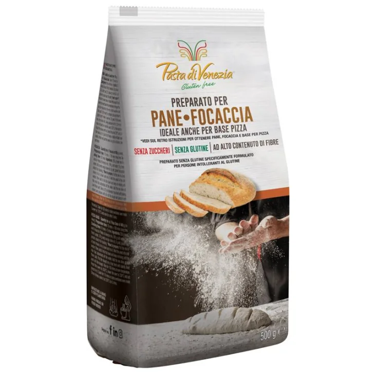 Pasta Di Venezia Preparato Pane Focaccia 500 G Pasta Di Venezia Preparato Pane Focaccia 500 G