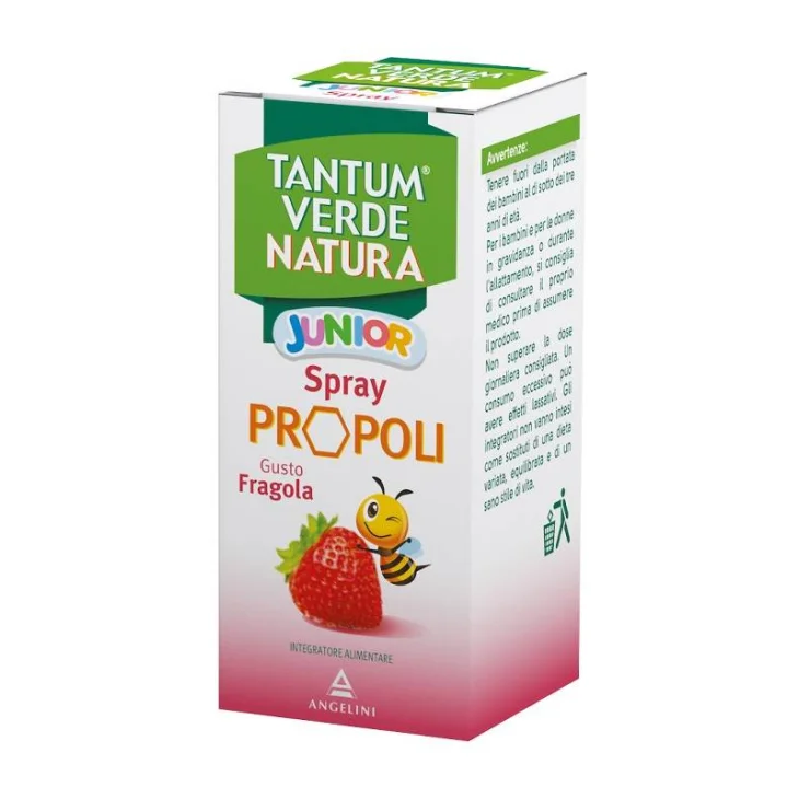 Tantum Verde Natura Junior Spary Gusto Fragola 25 ml