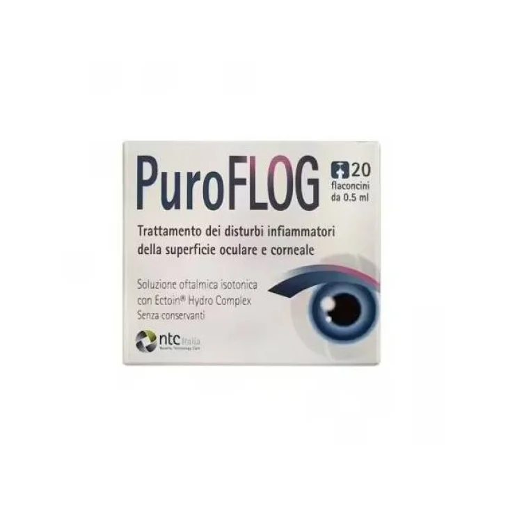 PuroFlog Soluzione Oftalmica Isotonica 20 Flaconcini PuroFlog Soluzione Oftalmica Isotonica 20 Flaconcini
