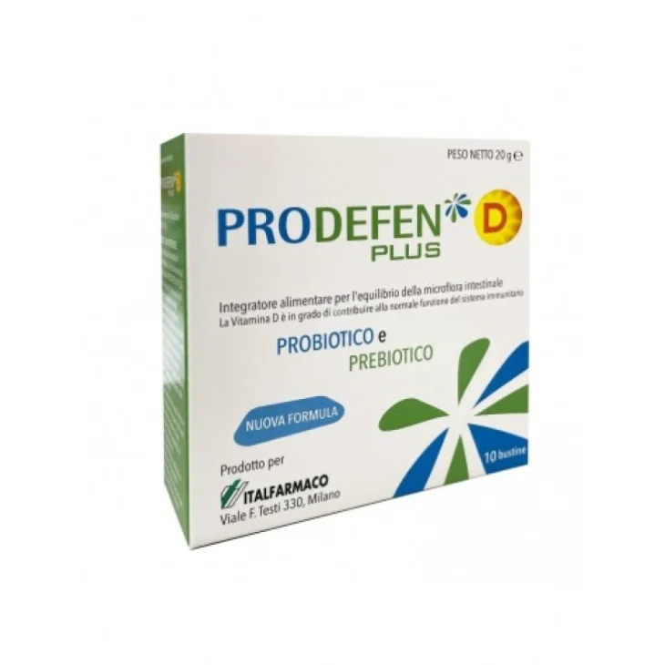 Italfarmaco Prodefen D Plus Probiotico e Prebiotico 10 bustine