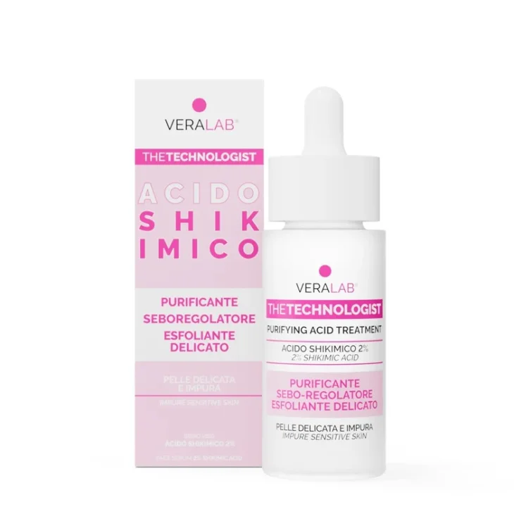 Veralab Acido Shikimico Siero Anti-Imperfezioni Pelli Impure 30ml