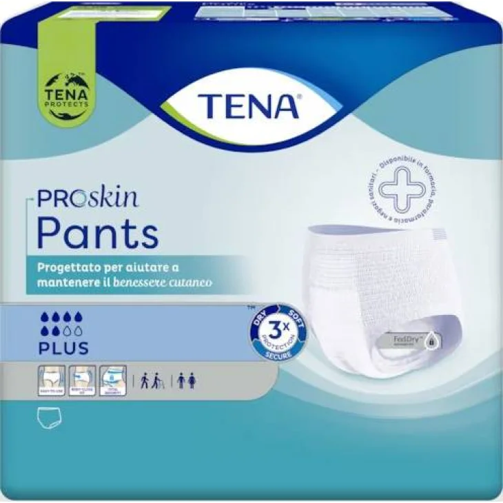 PANNOLONE PER INCONTINENZA TENA PANTS PLUS EXTRALARGE 12 PEZZI PANNOLONE PER INCONTINENZA TENA PANTS PLUS EXTRALARGE 12 PEZZI
