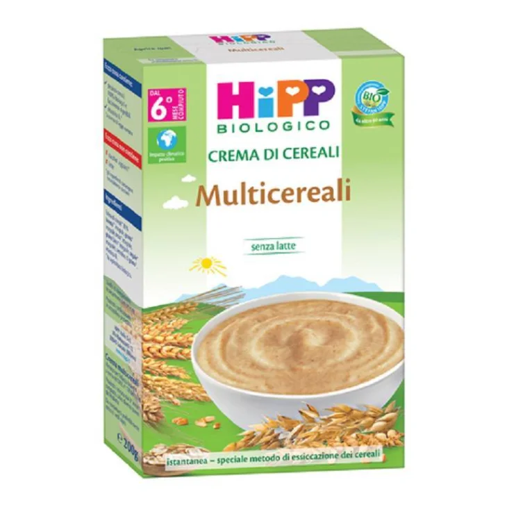 Hipp Bio Crema Cereali Multicereali 200 g Hipp Bio Crema Cereali Multicereali 200 g