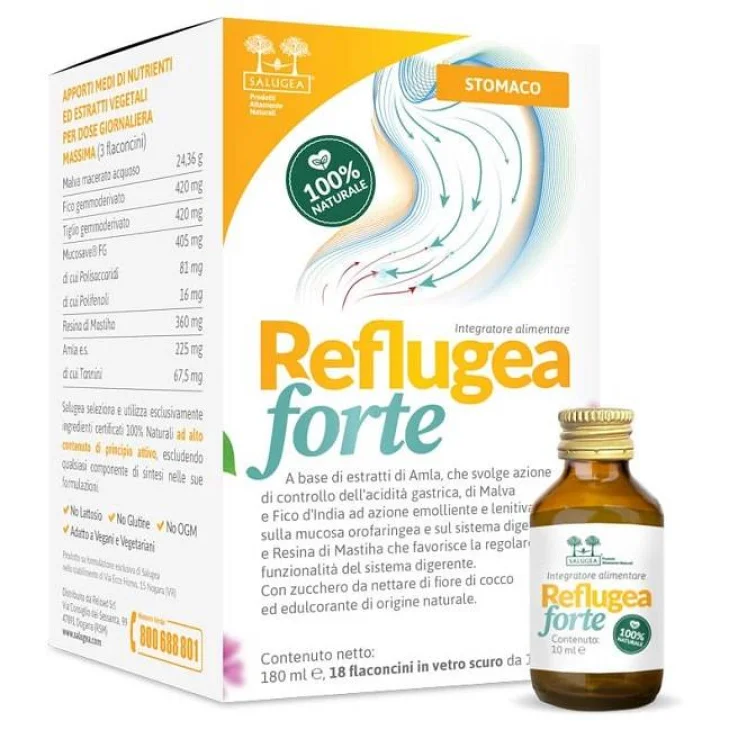 Salugea Reflugea Forte Integratore Antiacidit&agrave;18 flaconcini