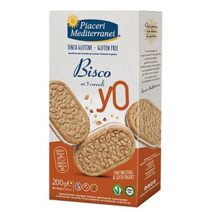 Piaceri Mediterranei Bisco Yo 5 Cereali 200 G Piaceri Mediterranei Bisco Yo 5 Cereali 200 G