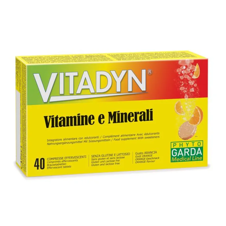 Named Vitadyn Integratore di Vitamine e Minerali 40 compresse effervescenti Named Vitadyn Integratore di Vitamine e Minerali 40 compresse effervescenti