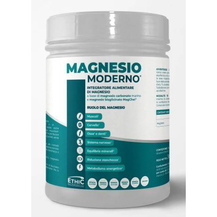 Magnesio Modermo Integratore di Magnesio 300 g Magnesio Modermo Integratore di Magnesio 300 g