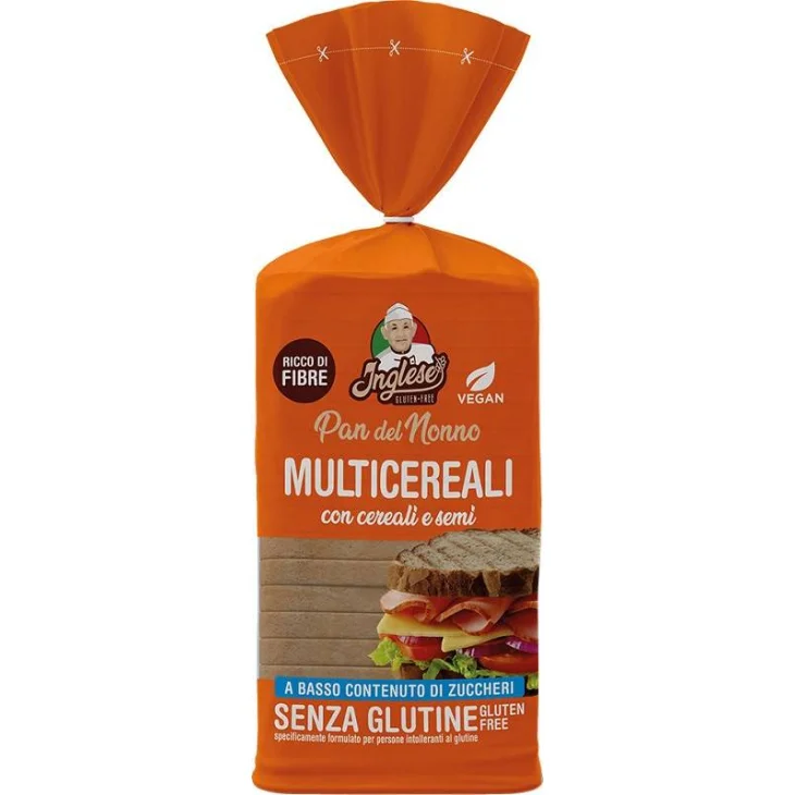 Inglese Pan del Nonno Pane senza glutine 2 x 300 g