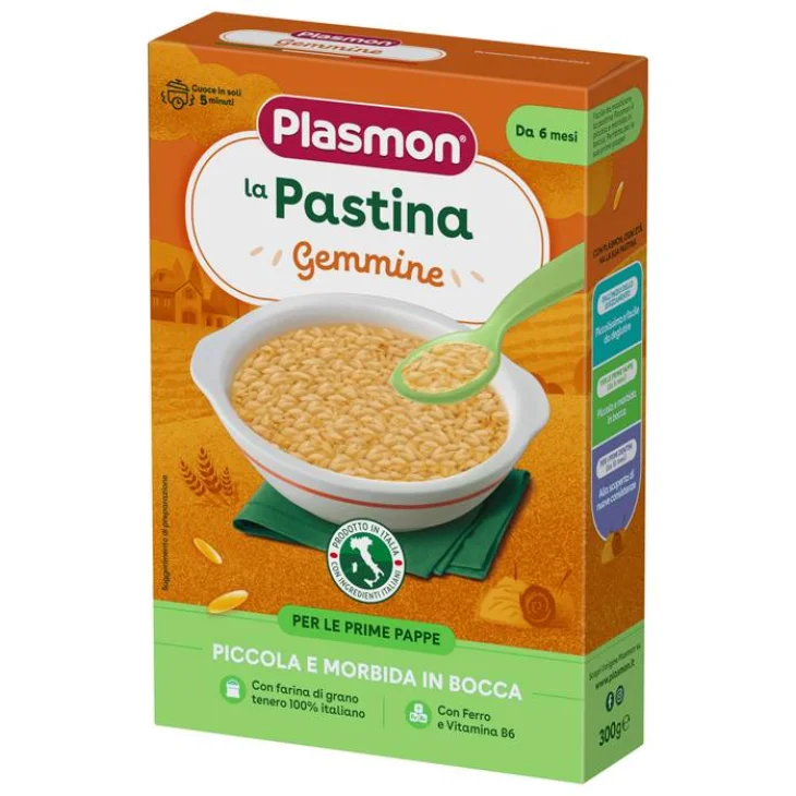 Plasmon Pasta Gemmine per Bambini 300 g Plasmon Pasta Gemmine per Bambini 300 g