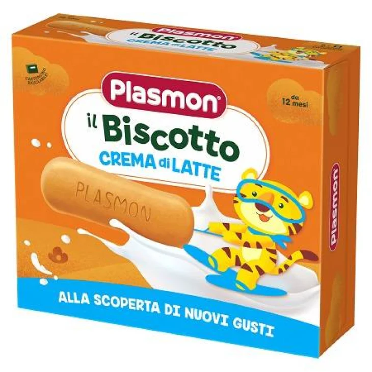Plasmon il Biscotto Crema di Latte Alimento per l'infanzia 8 pezzi x 40 g Plasmon il Biscotto Crema di Latte Alimento per l'infanzia 8 pezzi x 40 g