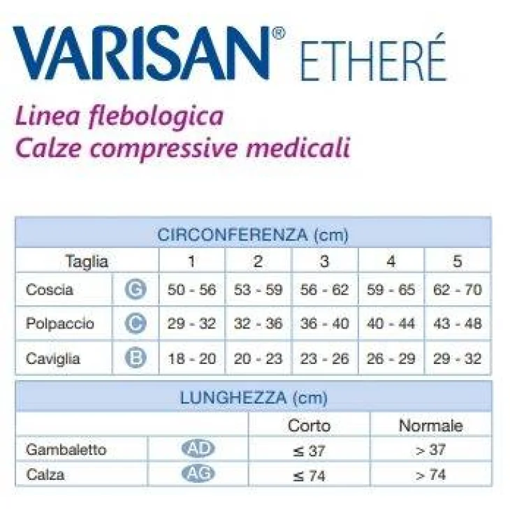 Cizeta Varisan Ethere 15-20 Mmhg Collant At Punta Chiusa Normale Calza Compressiva Nera Taglia 3