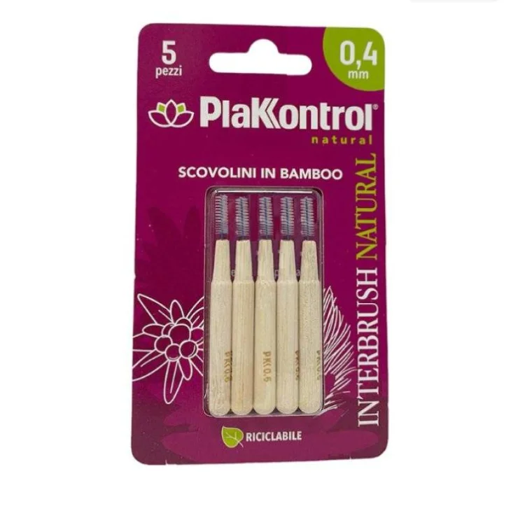 Plakkontrol Interbrush 0,4 mm Scovolino interdentale 5 pezzi Plakkontrol Interbrush 0,4 mm Scovolino interdentale 5 pezzi
