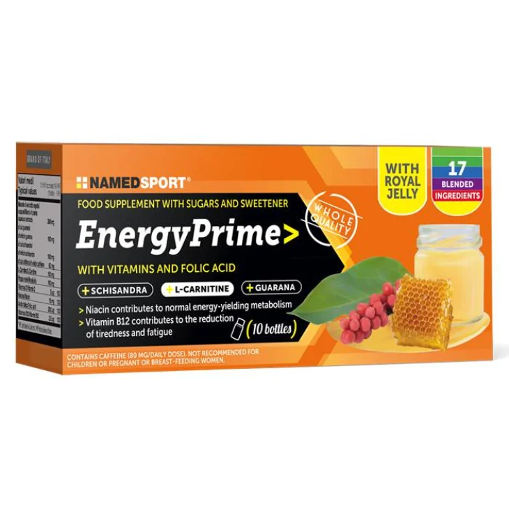 Energy Prime Integratore per la ricarica giornaliera 10 flaconcini Energy Prime Integratore per la ricarica giornaliera 10 flaconcini