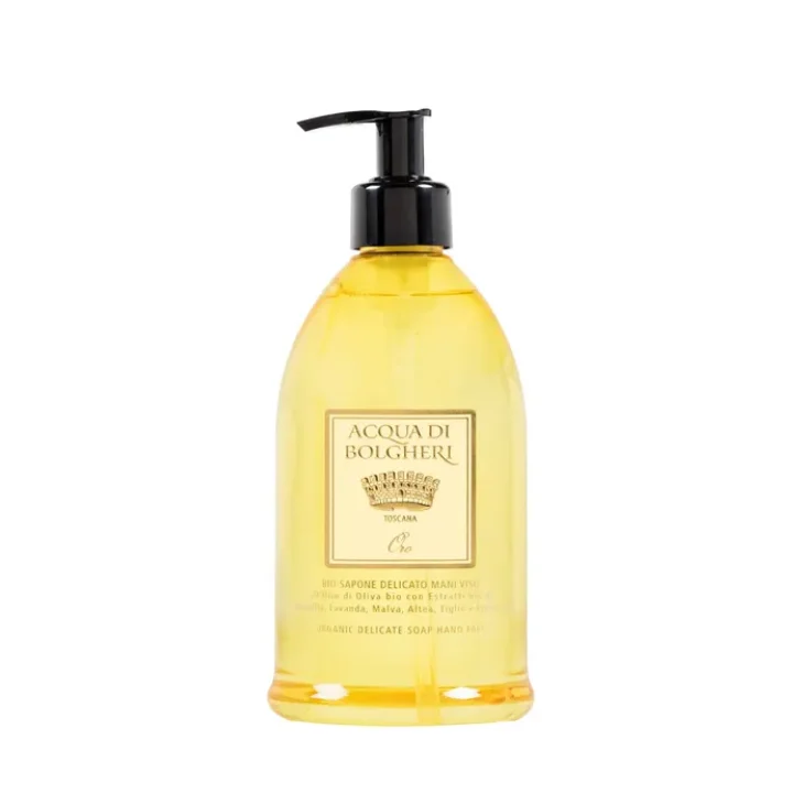 Acqua di Bolgheri Oro Sapone delicato Bio per mani e viso 500 ml