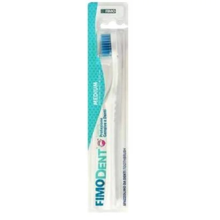Fimodent Spazzolino Medio con sistema protezione gengive e denti Fimodent Spazzolino Medio con sistema protezione gengive e denti