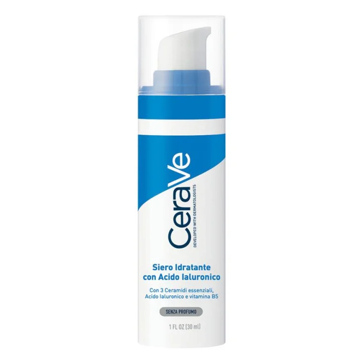 CeraVe Siero Idratante Viso con Acido Ialuronico 30 ml