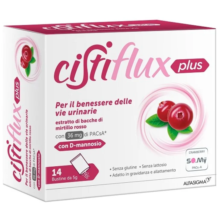 Cistiflux A Plus 36+D Integratore per le Vie Urinarie 14 bustine Cistiflux A Plus 36+D Integratore per le Vie Urinarie 14 bustine