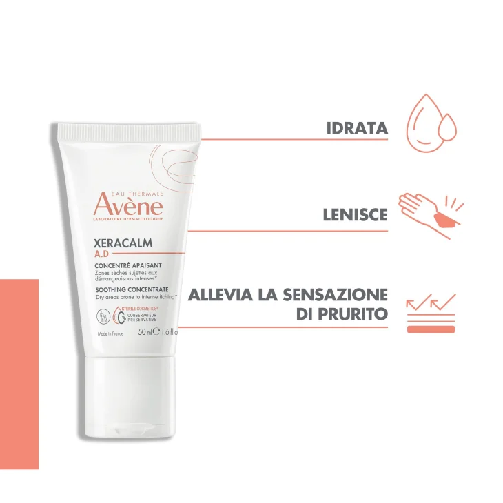 Av&egrave;ne Eau Thermale Xeracalm AD Concentrato Lenitivo 50 ml Nova Formulazione