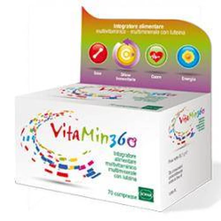 VITAMIN 360 MULTIVITAMINICO MULTIMINERALE 70 COMPRESSE ASTUCCIO 93,10 G VITAMIN 360 MULTIVITAMINICO MULTIMINERALE 70 COMPRESSE ASTUCCIO 93,10 G