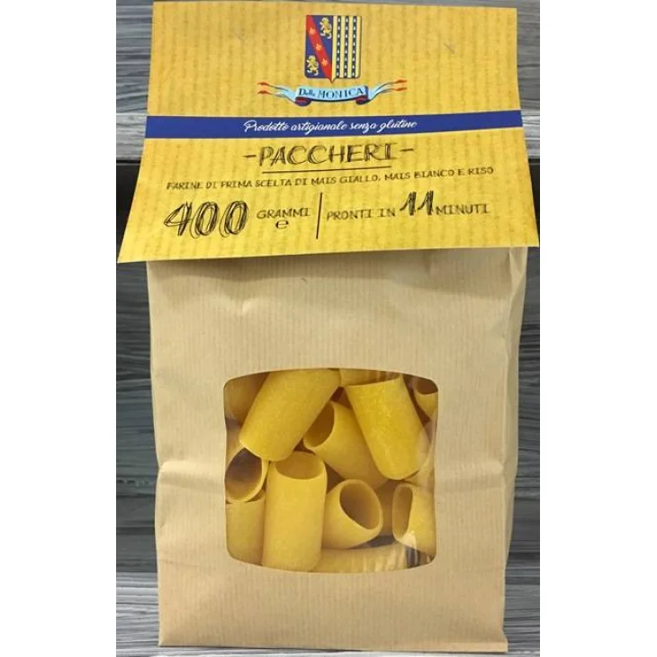 DELLA MONICA PACCHERI ARTIGIANALI TRAFILATI AL BRONZO 400 G DELLA MONICA PACCHERI ARTIGIANALI TRAFILATI AL BRONZO 400 G