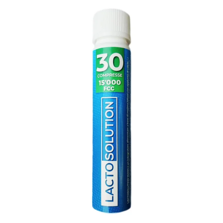 Lactosolution 15000 Integratore di Enzima Lattasi per Intolleranti al Lattosio 30 compresse Lactosolution 15000 Integratore di Enzima Lattasi per Intolleranti al Lattosio 30 compresse