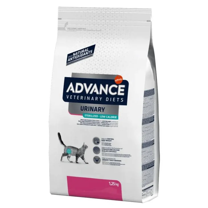 Advance Diet Cat Urinary Steilized Low Calorie 1,25 Kg Advance Diet Cat Urinary Steilized Low Calorie 1,25 Kg